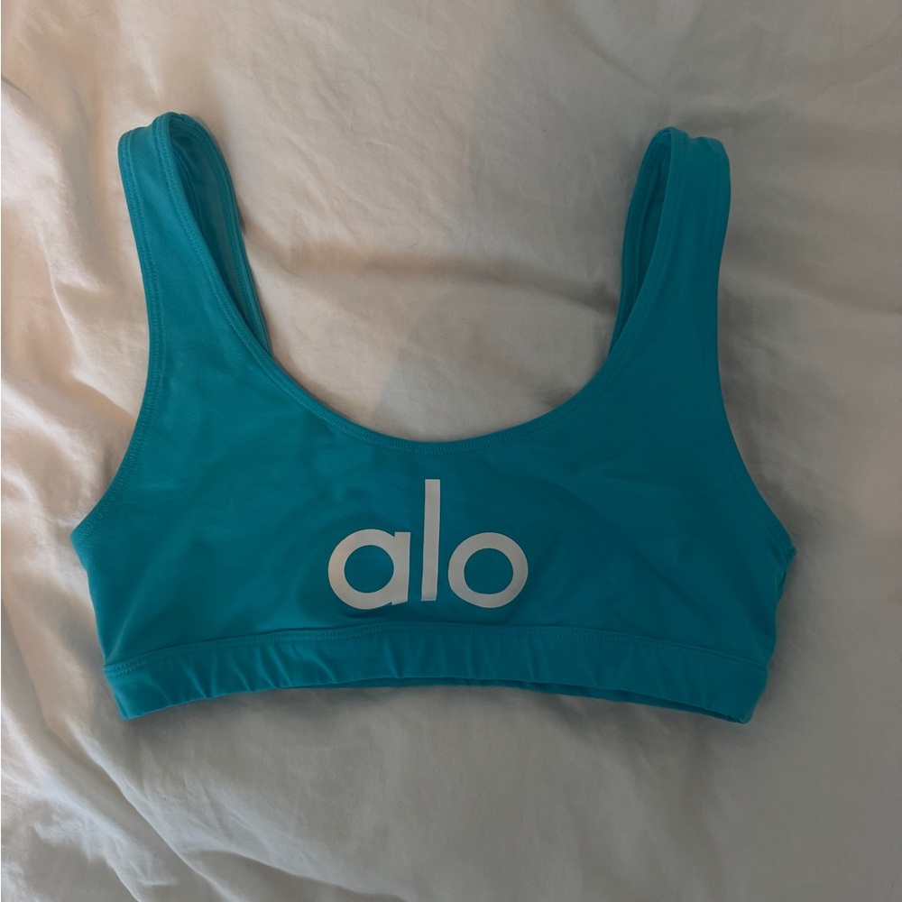 ALO Teal Sports Bra